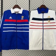 2024 France Blue Reversible Trench Coat Jacket