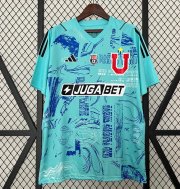 2024-25 Club Universidad de Chile Green Goalkeeper Soccer Jersey Shirt