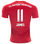James Rodriguez #11 2019-20 Bayern Munich Home Soccer Jersey Shirt