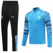2020-21 Marseille Blue Navy Training Suits Jacket with Pants