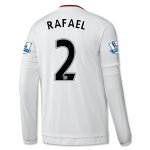 2015-16 Manchester United RAFAEL 2 LS Away Soccer Jersey