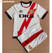 Kids Rayo Vallecano 2021-22 Home Soccer Kits Shirt With Shorts