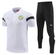 2022 FIFA World Cup Senegal White Polo Kits Shirt + Pants