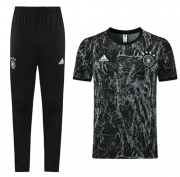 2021-22 Germany Black Training Kits Shirt with Pants