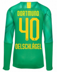 2019-20 Borussia Dortmund Home Goalkeeper LS Soccer Jersey Shirt Oelschlägel 40