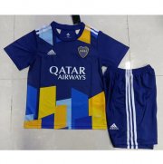Kids Boca Juniors 2021-22 Third Away Soccer Kits Shirt with Shorts