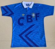 1992 Brazil Retro Away Soccer Jersey Shirt