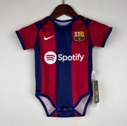 2023-24 Barcelona Infant Home Soccer Jersey Football Minikit