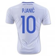 2016 Bosnia and Herzegovina PJANIC #10 Away Soccer Jersey