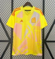 2024 Copa America Mexico Goalkeeper Yellow Soccer Jersey Shirt