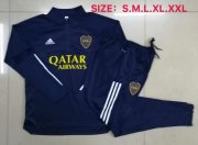 2020-21 Boca Juniors Blue Training Kits Sweatshirt and Pants