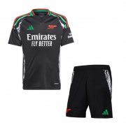 2024-25 Arsenal Away Kids Soccer Kits Shirt With Shorts