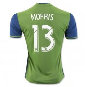 2016-17 Seattle Sounders 13 MORRIS Home Soccer Jersey