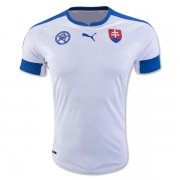 2016 Euro Slovakia Home Soccer Jersey