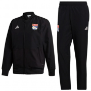 2018-19 Lyon Black Jacket training suit with pants