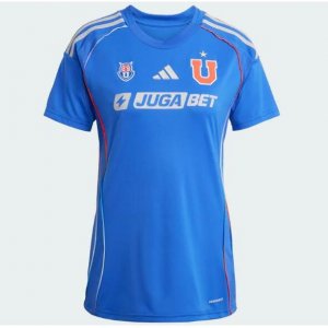 2025-26 Club Universidad de Chile Women Home Soccer Jersey Shirt