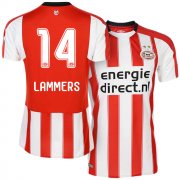 2017-18 PSV Eindhoven #14 Sam Lammers Home Soccer Jersey