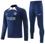 2022-23 PSG Royal Blue Training Kits Sweatshirt with Pants