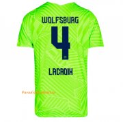 2021-22 Wolfsburg Home Soccer Jersey Shirt with Lacroix 4 printing
