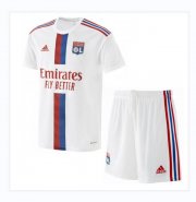 2022-23 Olympique Lyonnais Kids Home Soccer Kits Shirt with Shorts