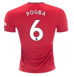2019-20 Manchester United Home Soccer Jersey Shirt Paul Pogba #6