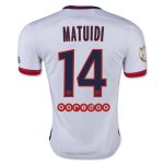 2015-16 PSG MATUIDI #14 Away Soccer Jersey