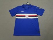 2017-18 UC Sampdoria Home Blue Soccer Jersey Shirt