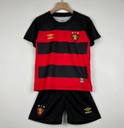 2023-24 Sport Recife Kids Home Soccer Kits Shirt With Shorts