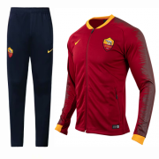 18-19 Roma Red&Navy V-Neck Training Kit Jacket and Pants