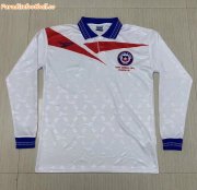1998 Chile Retro Long Sleeve Away Soccer Jersey Shirt