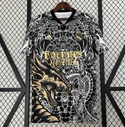 2023-24 Real Madrid Black Dragon Special Soccer Jersey Shirt