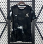 2025-26 Corinthians Black Pre-Match Training Shirt