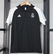 2023-24 Real Madrid Black Polo Shirt
