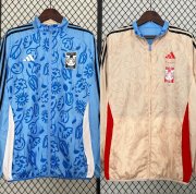 2024-25 Tigres Blue Khaki Trench Coat Reversible Jacket