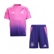 2024 Euro Cup Germany Kids Away Soccer Kits Shirt With Shorts