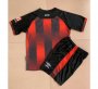 Kids Bournemouth 2020-21 Home Soccer Shirt With Shorts
