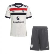2024-25 Manchester United Kids Third Soccer Kits Shirt With Shorts