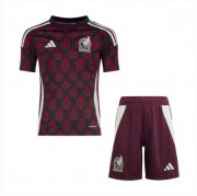2024 Copa America Mexico Kids Home Soccer Kits Shirt with Shorts