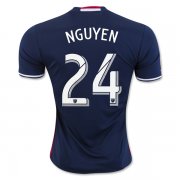 2016-17 New England Revolution 24 NGUYEN Home Soccer Jersey