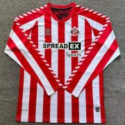 2024-25 Sunderland Long Sleeve Home Soccer Jersey Shirt
