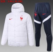 2020 France White Cotton Warn Coat Kits