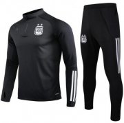 2020 Argentina Black Sweat Shirt and Pants Training Kit