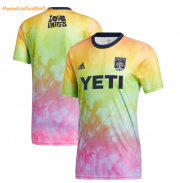 2021-22 Austin FC Pride Pre-Match Soccer Jersey Shirt