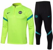 2021-22 Inter Milan Light Green Sweatshirt Training Suits with Pants