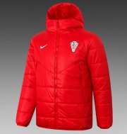 2020 Croatia Red Cotton Warn Coat