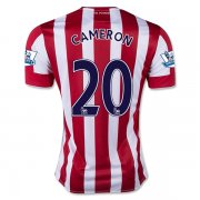 2015-16 Stoke City Home Soccer Jersey CAMERON 20