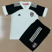 2020-21 Fulham FC Kids Home Soccer Kits Shirt With Shorts