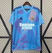 2024-25 Real Madrid Blue Goalkeeper Soccer Jersey Shirt