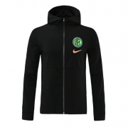 2021-22 Inter Milan Black Training Hoodie Jacket