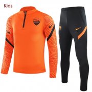 2020-21 Kids Roma Orange Sweatshirt with Pants Youth Training Kits